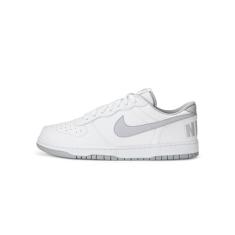 NIKE Tênis de basquete masculino Big Low, Branco/cinza lobo, 11.5