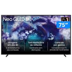 Smart TV 75" Samsung Ultra 8K Neo QLED Ultra QN900F QN75QN900FGXZD 120