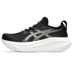 Asics Tênis de corrida feminino Gel-Nimbus 27, Preto/cinza lago, 35