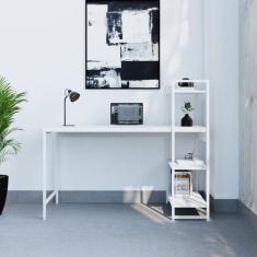 Escrivaninha Mesa Escritório com Estante Estilo Active 3 Prateleiras 1