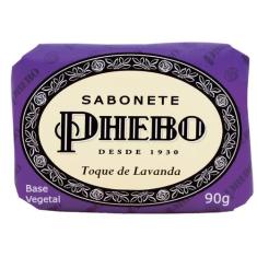 Sabonete em Barra Toque de Lavanda Glicerina Vegetal Vegano Phebo 90g,