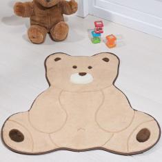 Tapete Guga Tapetes Formato Baby Urso Fofo Bege