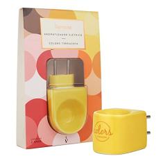 Difusor Aromatizador Elétrico Bivolt Colors Terracota Via Aroma - Amarelo