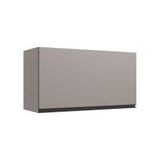 Armário Aéreo de Cozinha 80cm Maior 1 Porta Basculante Fume