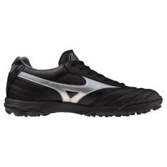 Chuteira Society Mizuno Morelia Elite AS II Pro - Masculino - Preto-Cinza