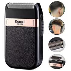 Maquina De Barbear Elétrico Sem Fio Kemei Shaver Barba Corte Navalhado