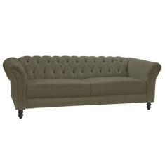 Sofá 2 Lugares Bérgamo 180cm Couro Fendi - Gran Belo