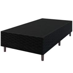 Base Box Para Colchão De Solteiro Umaflex New Italia Black 38x88x188cm Preto