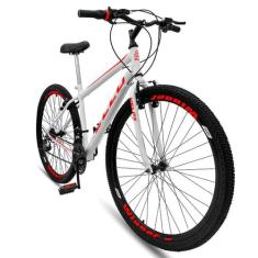 Bicicleta Aro 26 Aero 21 Marchas Velox Branca - Ello Bike