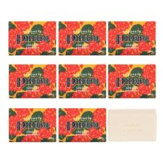 Kit 8 Sabonete Phebo Granado Gerânio Bourbon Glicerina Vegetal Natural