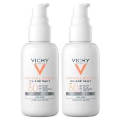 Vichy UV-Age Daily Kit com 2 Unidades – Protetor Solar Facial FPS60 Kit-Unissex