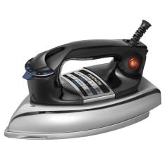 Ferro de Passar Seco Mondial FS-01-BI 1400W Base Aço Inoxidável Preto 220V