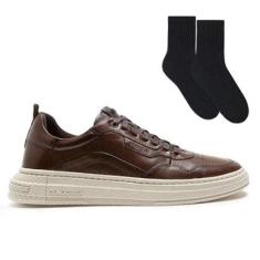 Kit Tênis Democrata Denim Jake Masculino + Par de-Masculino