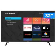 Smart TV 32 HD D-LED AOC 32S5135/78G VA - Wi-Fi 3 HDMI 1 USB, 32"