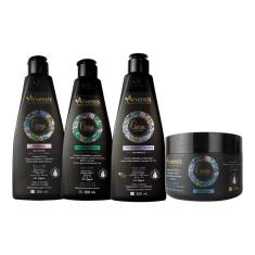 Kit Arvensis Cachos Sh.+ Cond + Ativ.300Ml+Masc 250Gr