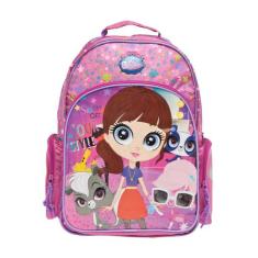 Mochila Escolar Infantil G Dmw De Costas Littlest Pet Shop