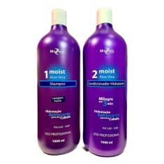Kit Shampoo E Condicionador Moist Aloe Vera Mairibel 1L