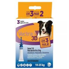 Antipulgas E Carrapatos Ceva Vectra 3D Para Cães De 10 A 25 Kg 3,6 Ml