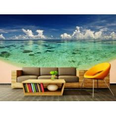 Papel de Parede Painel Fotográfico Praia 45 -1,00 X 1,00 - Voce Decora