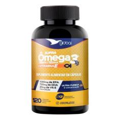 Ômega 3 com Vitamina E Global Suplementos 120 Cápsulas