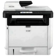 Impressora Multifuncional Ricoh M320F M320 Laser Monocromática Com Ethernet e Duplex 408535