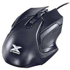 MOUSE ÓPTICO VX GAMING WASP ERGONÔMICO 2400 DPI AJUSTÁVEL E 06 BOTÕES USB - PRETO