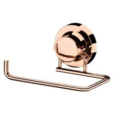 Suporte para Papel Higienico Fixação a Vacuo Rose GOLD Future 4055RG
