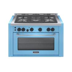 Fogão A Gás De Embutir 5 Q Azul 220v Venax