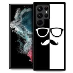 TnXee Compatível com Samsung Galaxy S23 Ultra, capa protetora antiderrapante e à prova de choque para homens/mulheres, borracha de silicone macio + capa traseira rígida de policarbonato compatível com