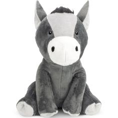 Brinquedo de pelúcia Stuffed Donkey Homily de 50 cm para crianças e adultos