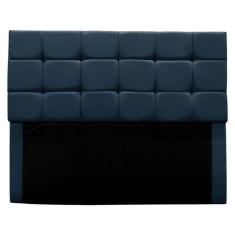 Cabeceira Cama Box Estofada Solteiro 90 cm Bianca Suede - Black House 