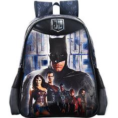 Mochila Costas Infantil Batman Liga Da Justiça Preta