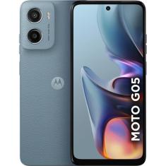Smartphone Motorola Moto G05 128GB 12GB RAM Boost Câmera 50MP AI Bateria de 5200 mAh Tela 6.7 - Cinza