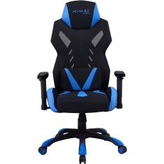 Cadeira Gamer MX13 Giratoria Preto/Azul - MYMAX