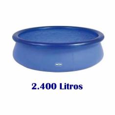 Piscina Inflável Mor Splash Fun 2400 L Redonda Azul - 1053