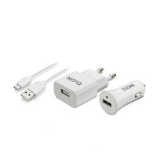 Kit Carregador USB Tomada e Veicular - 1 Metro