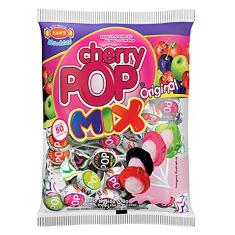Pirulito Cherry Pop Mix Recheio Chiclete c/50 - Sams