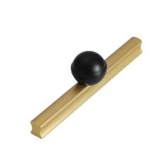 Maçanetas de porta de armário de liga de zinco e liga de alumínio, puxadores de porta de gaveta, ferragens de móveis, 5251,128mm