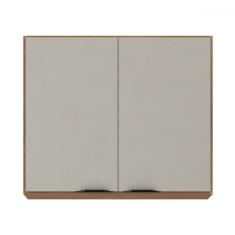 Armário Aéreo Cozinha Firenze 80cm 2 Portas Amêndola/Nude - Demóbile