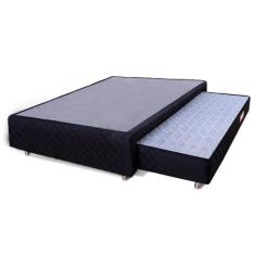 Cama Box Casal + Colchão Auxiliar Espuma D28 Bicama BF Colchões 138x18