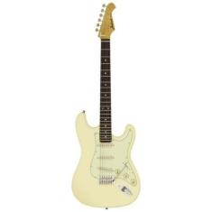 Guitarra Aria STG-62 Vintage White F002