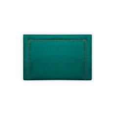 Cabeceira Estofada Reta Luxo Tachas - Solteiro Suede Verde