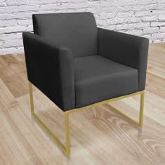 Poltrona Marisa Suede Preto