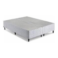 Cama Box Base Queen Courano White (158x198x25 (2 uni 79X198)) - D Ange