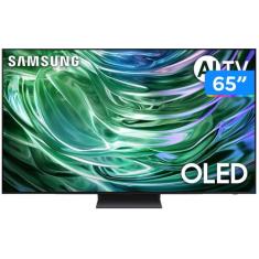 Smart TV 65" Samsung 4K UHD OLED Big TV QN65S90DAEXZD 120Hz Tizen com 