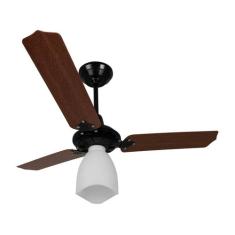 Ventilador de Teto Loren Sid Diplo Lumi M3 - Preto e Magno 3 Pás 3 Vel