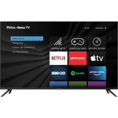 Smart TV Roku 50" Philco Led UHD 4K PTV50RCG70BL Wi-Fi 4 HDMI 2 USB e Midiacast