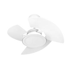 Ventilador De Teto Aventador Led 3 Pás Branco 130W Tron 