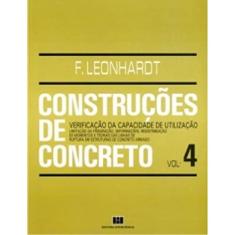 Construções de Concreto: Verificação da Capacidade de Utilização (Volume 4)