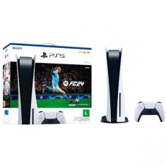 Console Playstation 5 + Jogo Blu-Ray Ea Sports Fc 24 - Branco